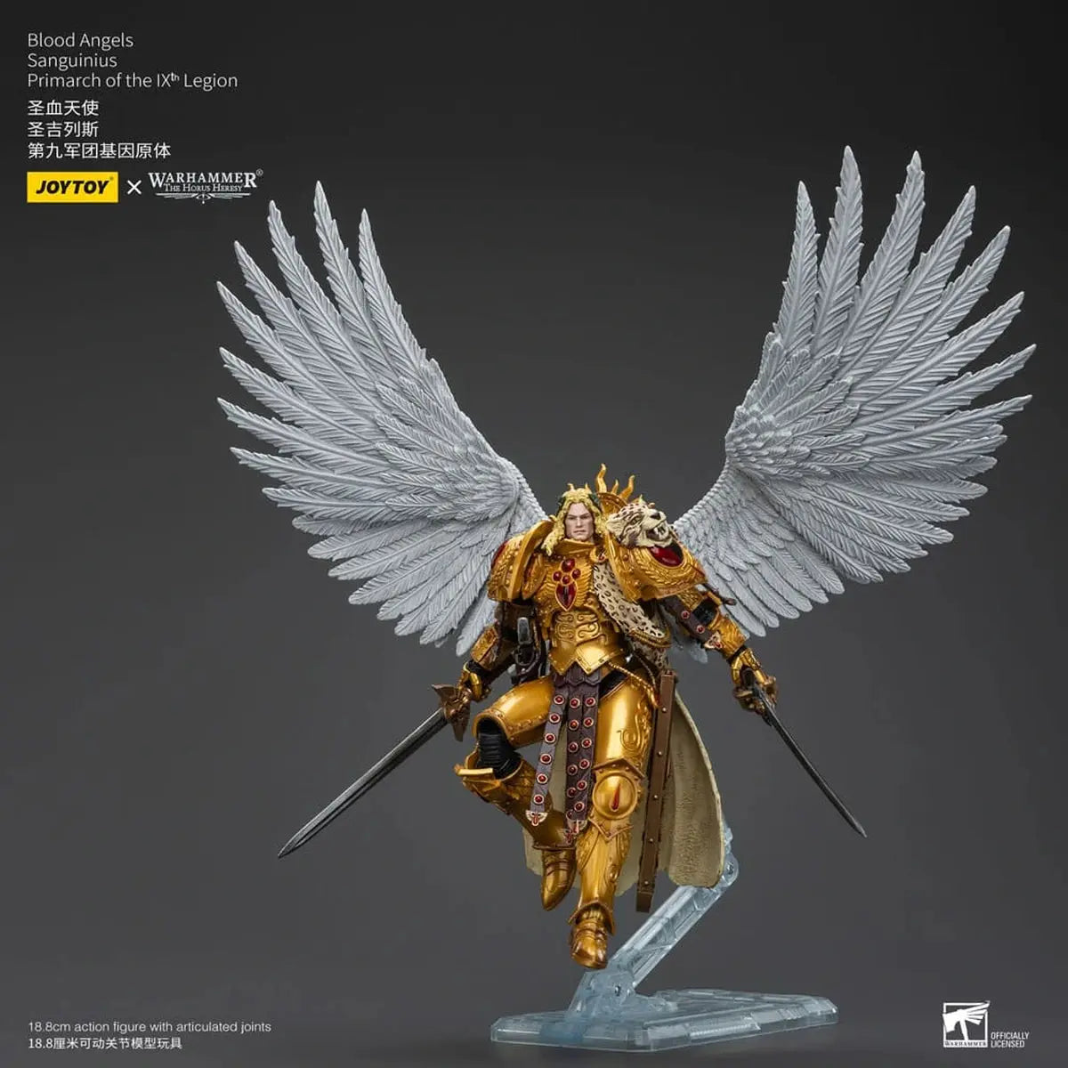 Warhammer The Horus Heresy figurine 1/18 Blood Angels Sanguinius Primarch of the IXth Legion 19 cm - Image 7