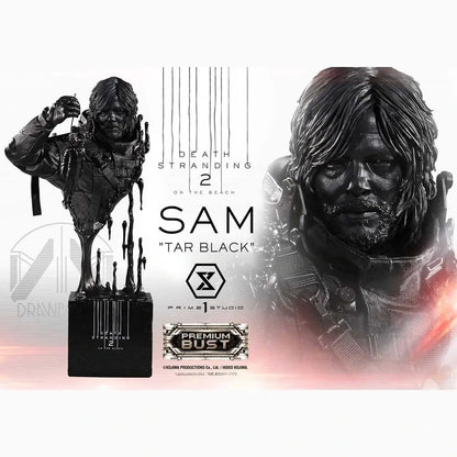 Death Stranding 2: On the Beach buste Premium 1/3 Sam Tar Black 44 cm - Image 4