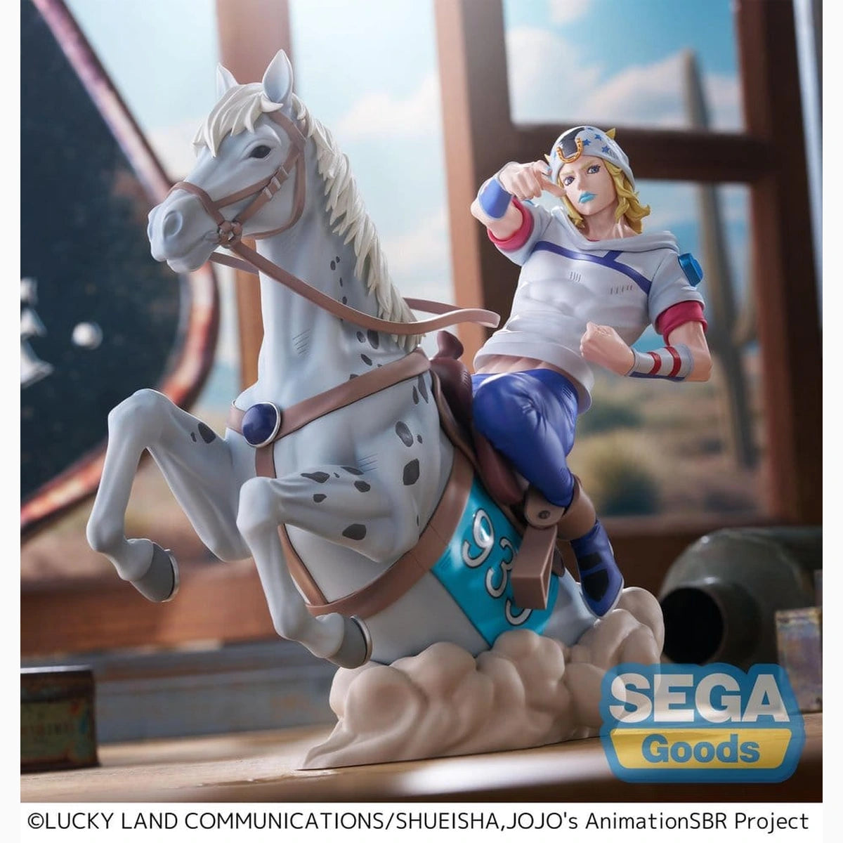 JoJo's Bizarre Adventure: Steel Ball Run XrossLinkMAX figurine PVC Johnny Joestar 18 cm - Image 5