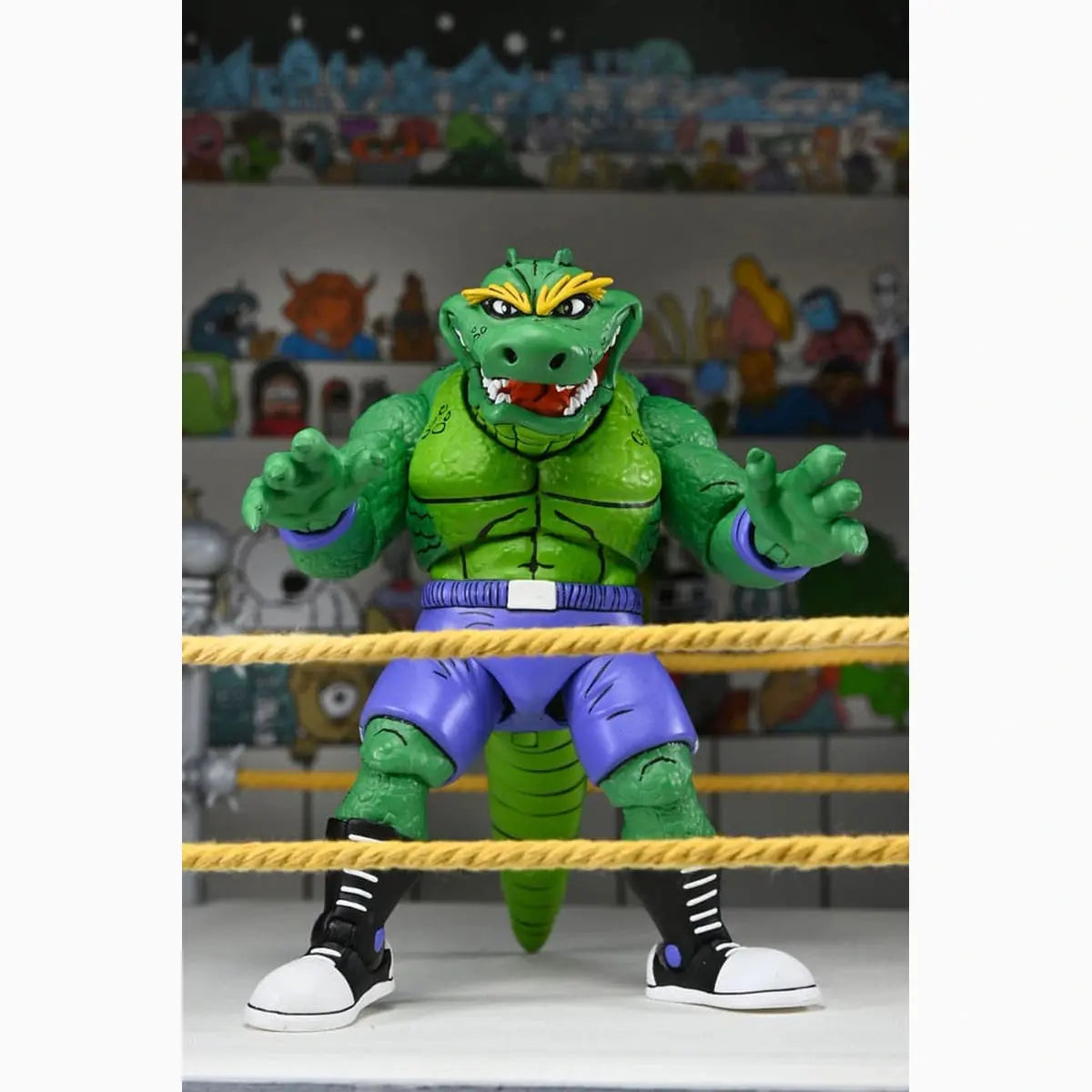 Tortues Ninja (Archie Comics) figurine Stump Wrestling Leatherhead 18 cm - Image ajoutée 11