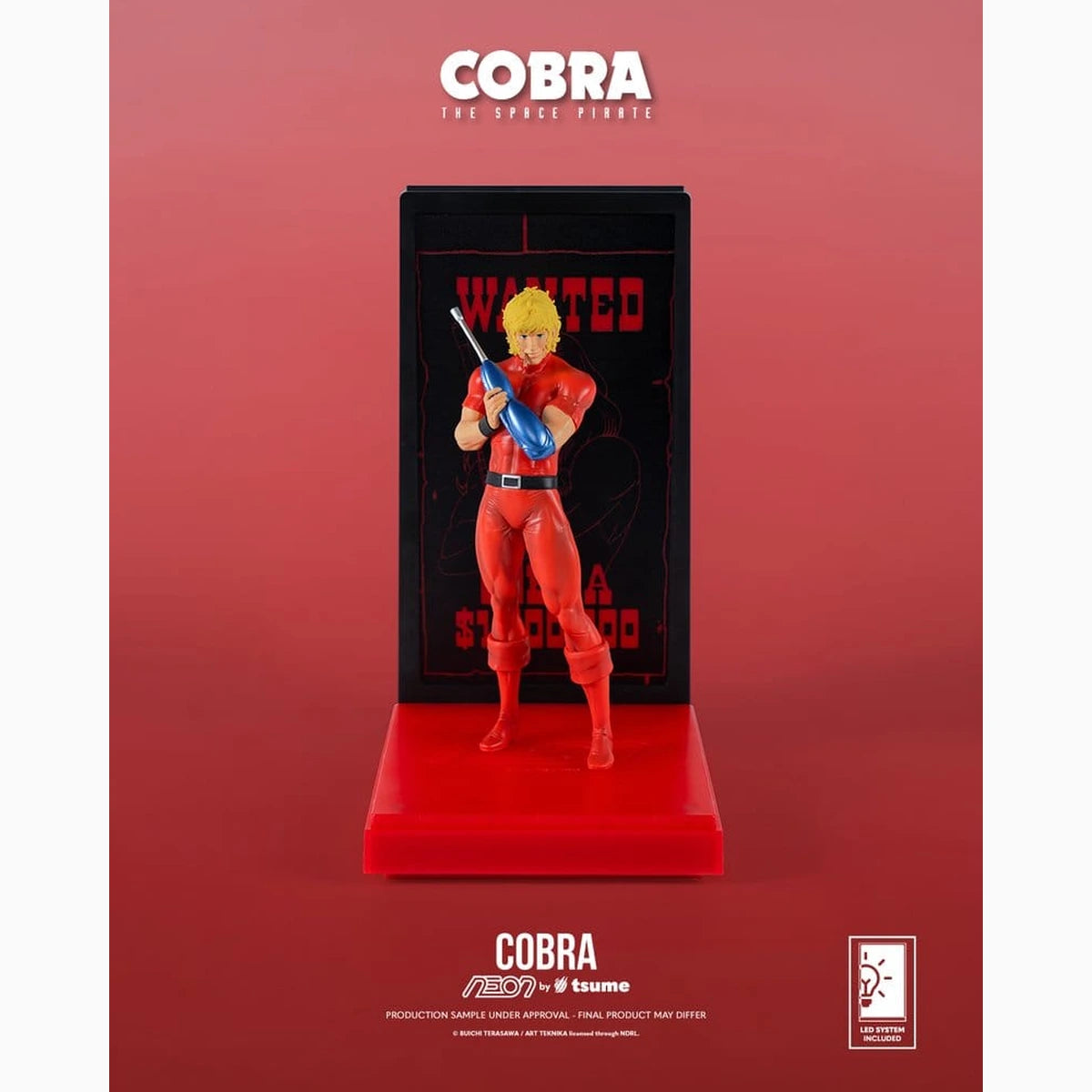 Cobra figurine Neon 1/9 Cobra The Space Pirate 20 cm - Image 1