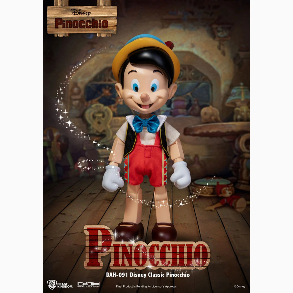 Disney Classic figurine Dynamic Action Heroes 1/9 Pinocchio 18 cm - Image 2