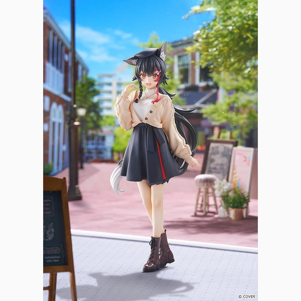 Hololive Production G.S. Collection figurine PVC 1/7 Ookami Mio Date Style - Street Outfit Ver. 24 cm - Image 4