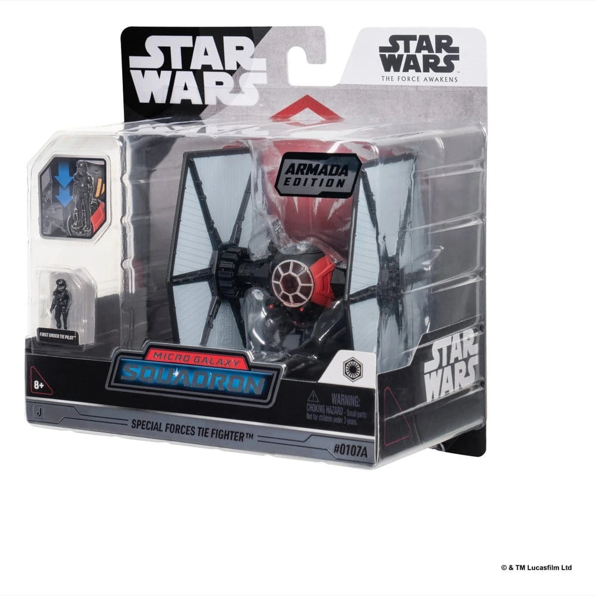 Star Wars Véhicule Moyen & Figurine set Chasseur TIE des Forces Spéciales & Pilote de Chasseur TIE du Premier Ordre (Édition Armada) - Image 6