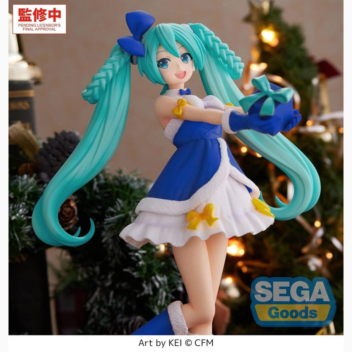 Character Vocal Series 01: Hatsune Miku figurine PVC High Premium Hatsune Miku Sapphire Christmas Ver. 21 cm - Image 5