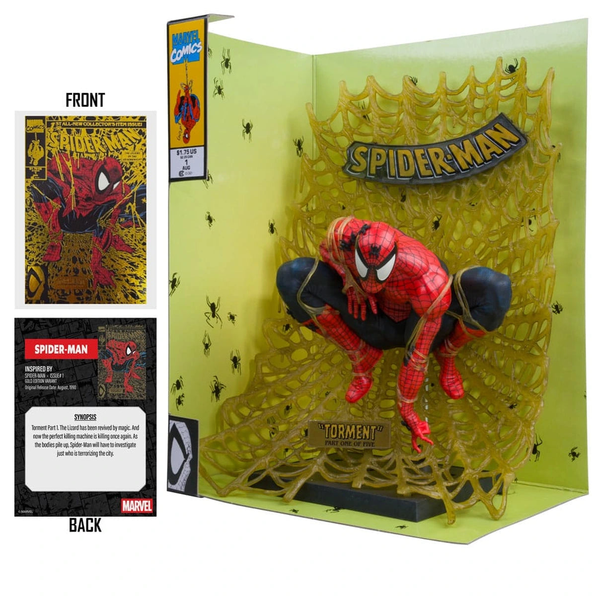 Marvel Collection statuette PVC 1/6 Spider-Man (Spider-Man # 1) (Gold Edition) (Gold Label) 15 cm - Image 5