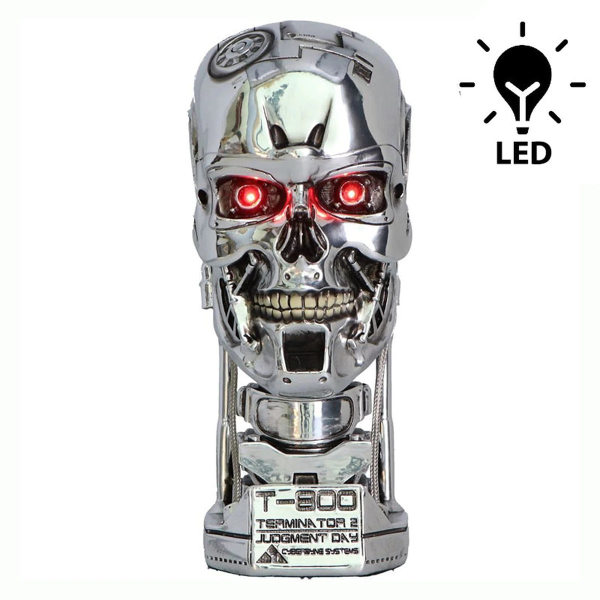 Terminator Statue T-800  Lumineuse 21Cm - Image 1