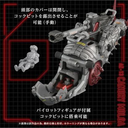 Zoids figurine 1/72 Plastic Model Kit AZ-13 Canory Molga 19 cm - Image 7
