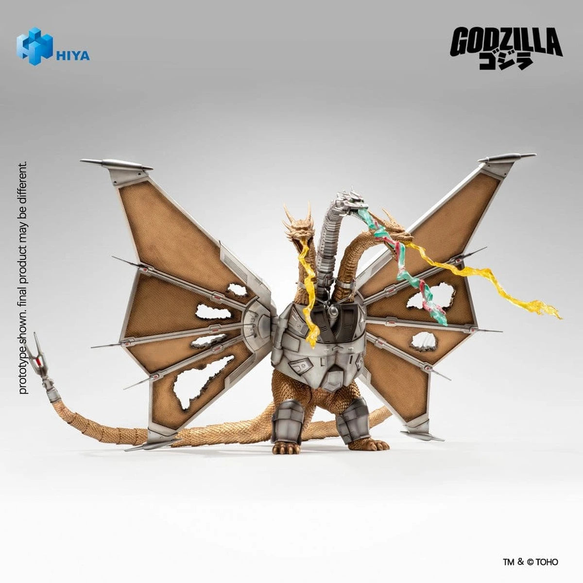 Godzilla vs. King Ghidorah Exquisite Basic figurine Battle Damaged Mecha King Ghidorah 33 cm - Image 4