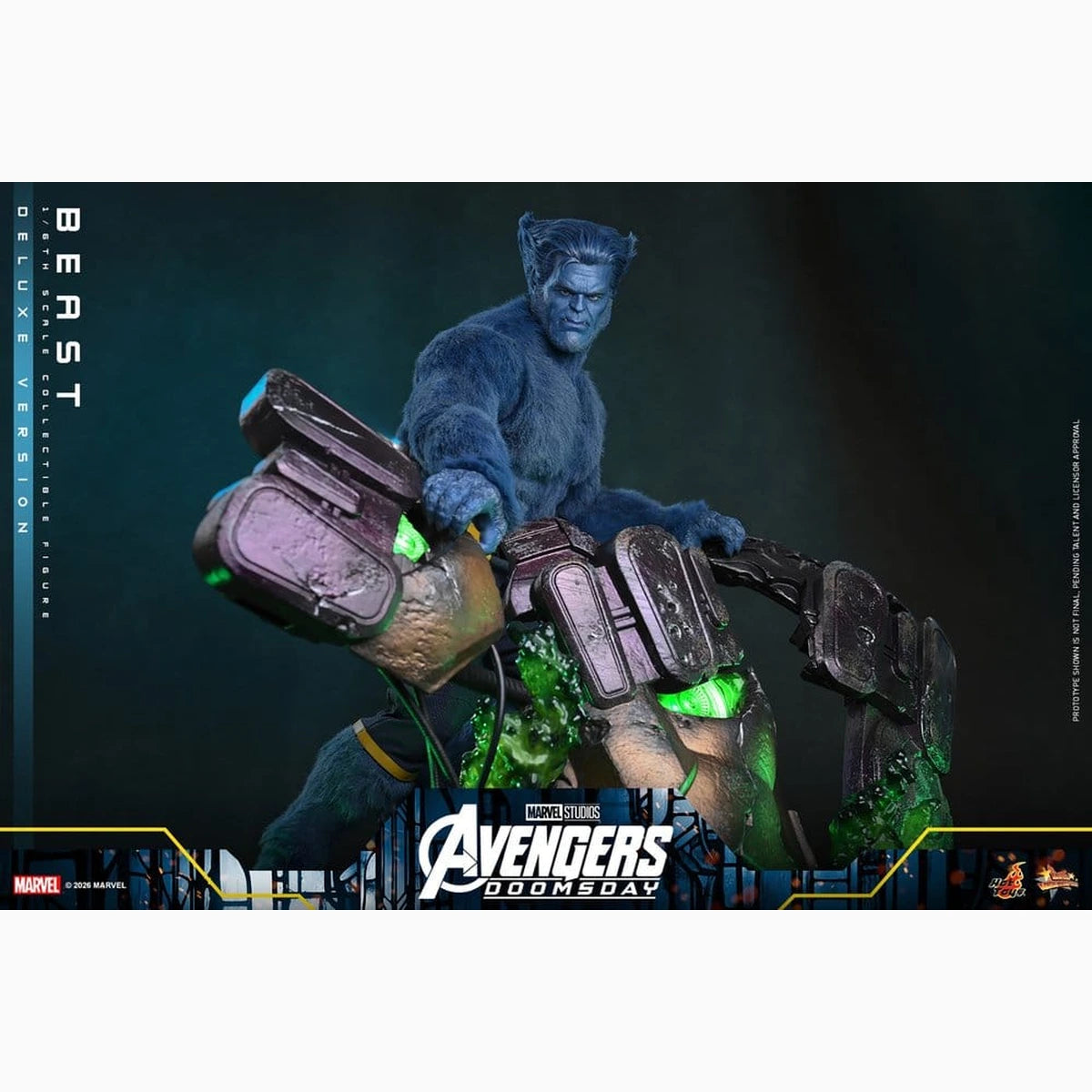 Marvel X-Men Movie Masterpiece figurine 1/6 Beast (Deluxe Version) 33 cm - Image 5