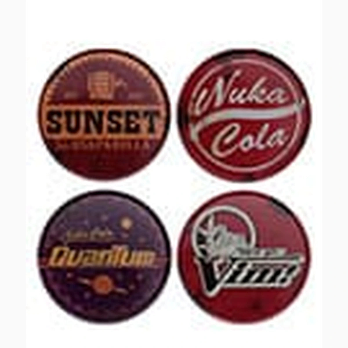 Fallout pack 4 sous-verres Metal Drinks - Image 2