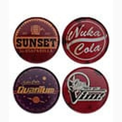 Fallout pack 4 sous-verres Metal Drinks - Image 2