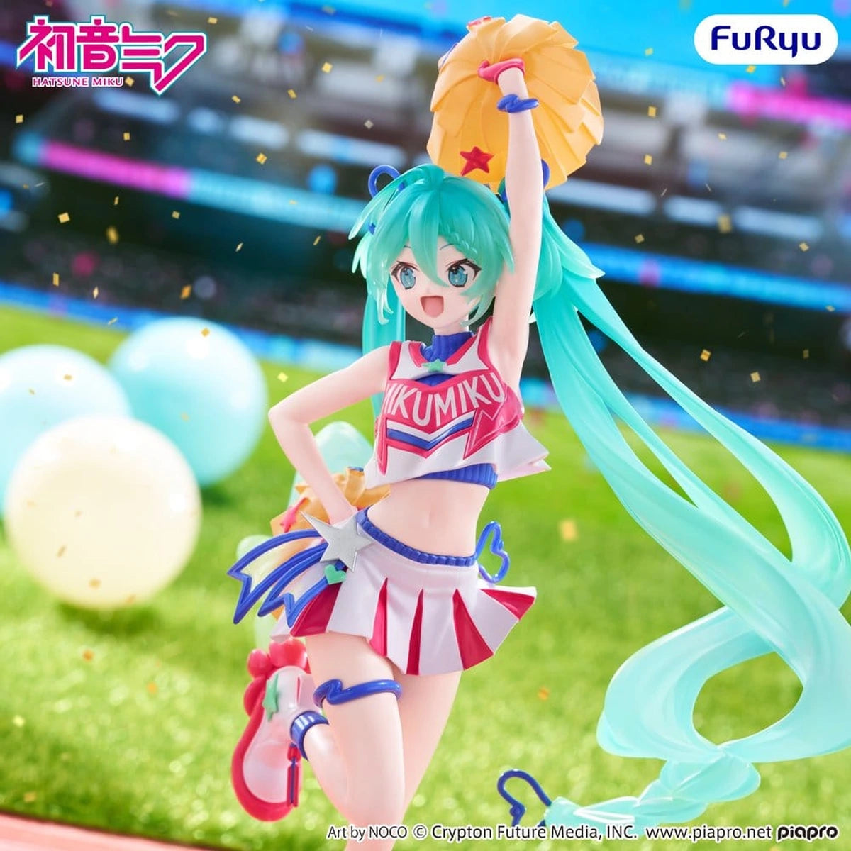 Hatsune Miku figurine PVC Muchute Cheerleader Ver. 22 cm - Image 6