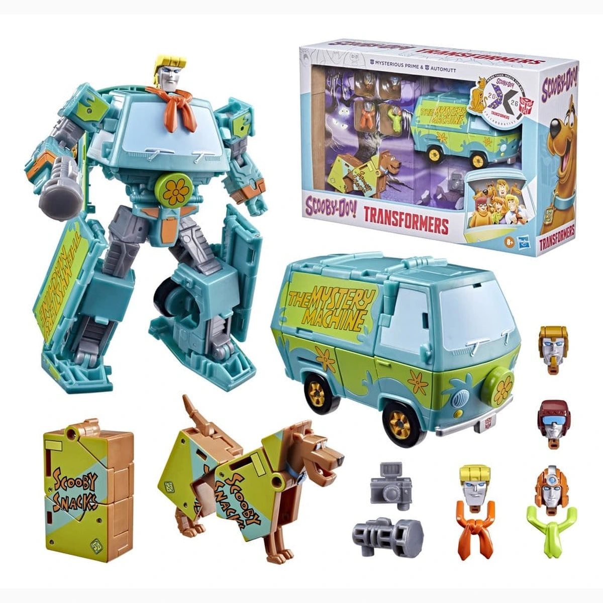 Transformers x Scooby-Doo pack 2 figurines Mysterious Prime & Automutt 15 cm - Image 4