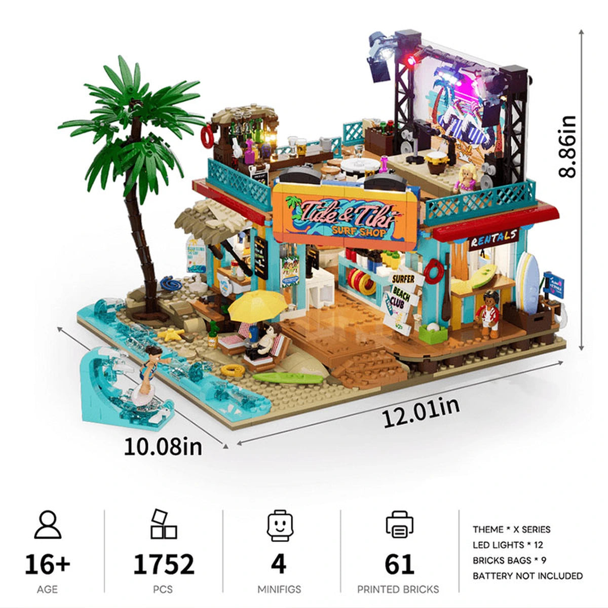 Lumibricks X Series 20004 Surf Shop - Image 4