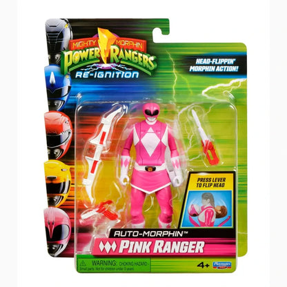 Power Rangers Figurine Auto-Morphin Pink Ranger 12 cm - Image 4