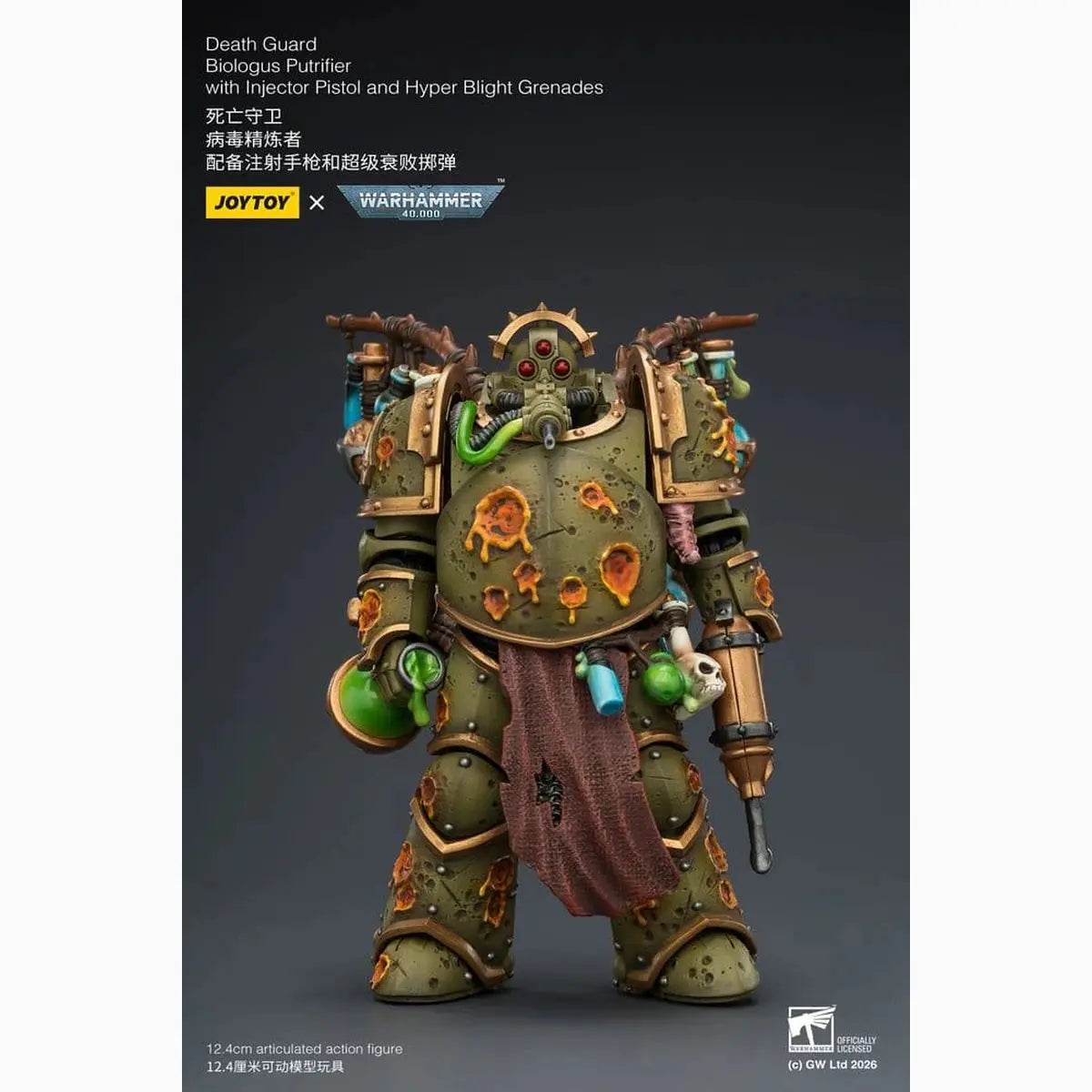 Warhammer 40,000 figurine Death Guard Biologus Putrifier 12 cm - Image 3