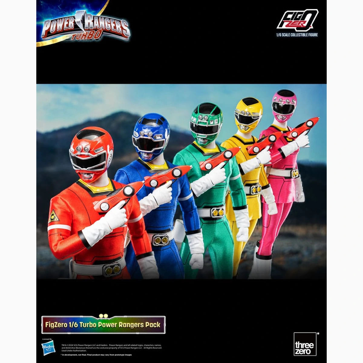 Power Rangers Turbo pack 5 figurines FigZero 1/6 Turbo Power Rangers 30 cm - Image 5