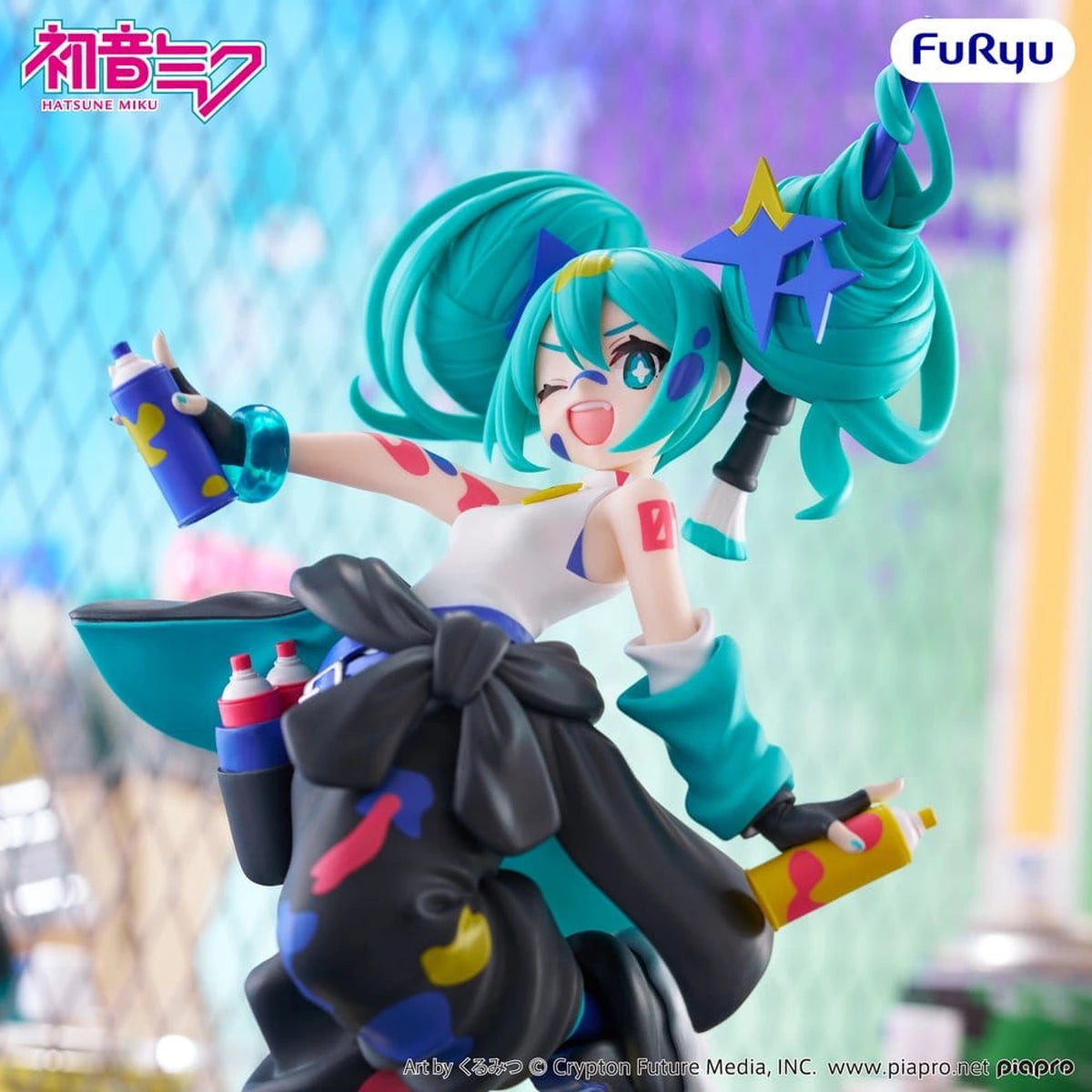 Hatsune Miku statuette PVC Muchute Paint Girl Another Color Ver. 23 cm - Image 5
