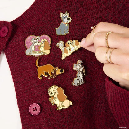 Disney by Loungefly présentoir pin's émaillés Lady and the Tramp Blind (12) - Image 2