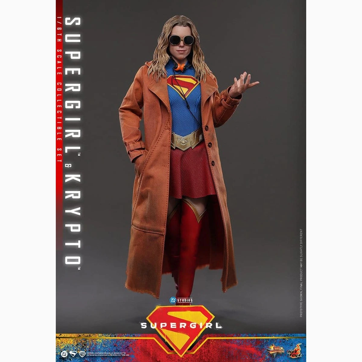 DC Comics Movie Masterpiece set de figurines Supergirl & Krypto 28 cm - Image 4