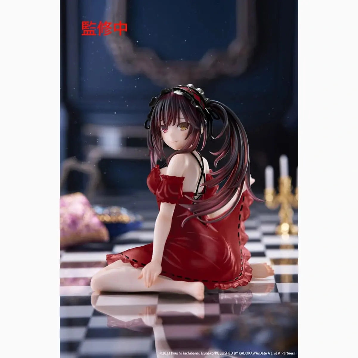 Date A Live V statuette PVC Desktop Cute Figure Kurumi Tokisaki Nightwear Ver. Renewal 13 cm - Image 3