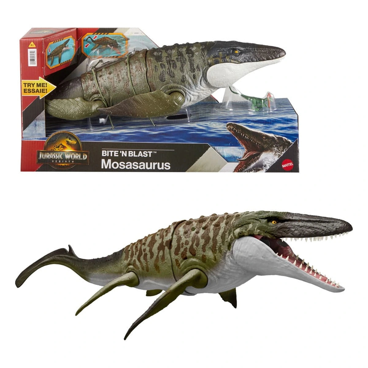 Jurassic World: Rebirth figurine Bite 'n Blast Mosasaurus 65 cm - Image 5