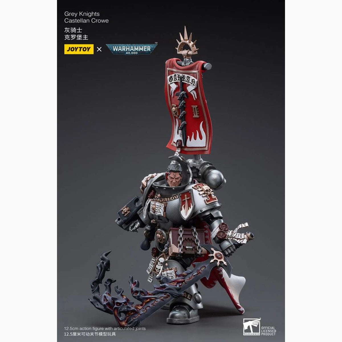 Warhammer 40k figurine 1/18 Grey Knights Castellan Crowe 12 cm - Image 6