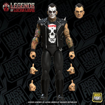 Legends of Lucha Libre Fanaticos figurine Vampiro Coffin Box Resurrected 15 cm - Image 5
