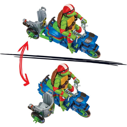 Ninja Turtles : Teenage Years figurine Raphael & Scooter et side-car 11 cm - Image 5