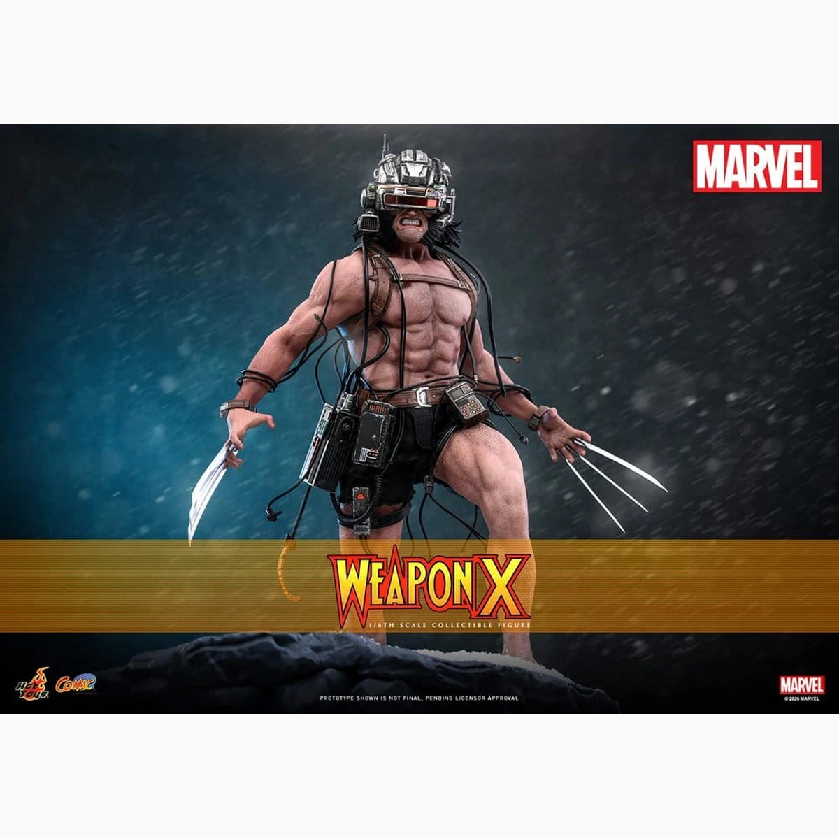 Marvel Comic Masterpiece figurine 1/6 Weapon X 31 cm - Image 3