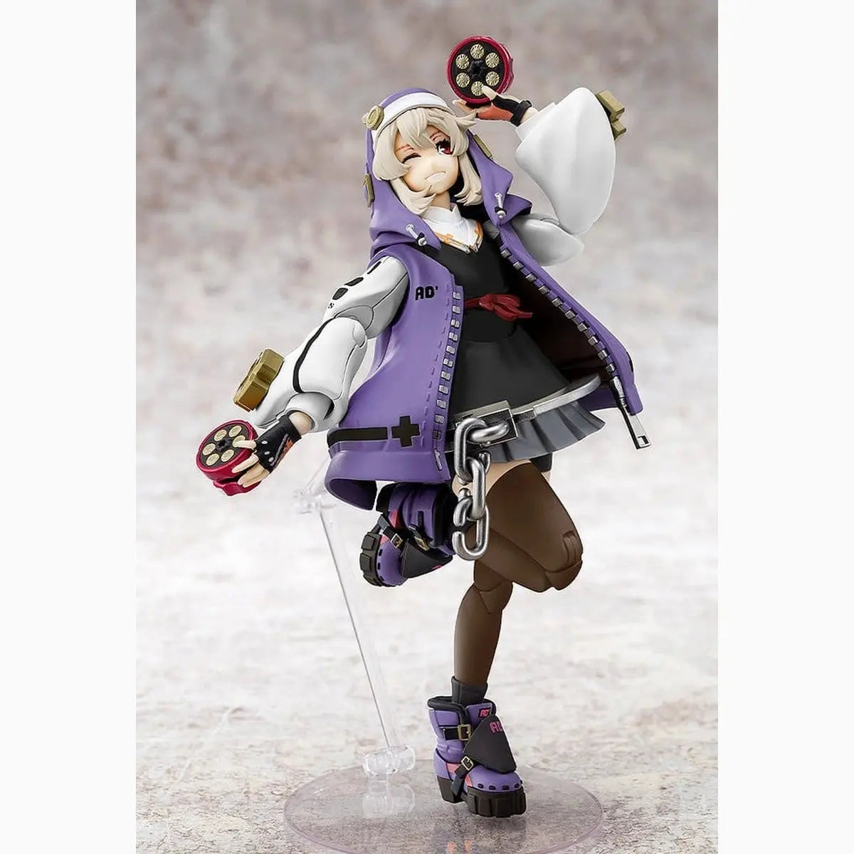 Guilty Gear Strive figurine Plastic Model Kit Bridget Articulated Purple Color Ver. 14 cm - Image 5