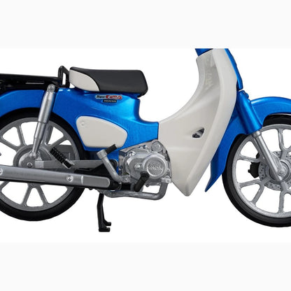 Honda Plastic Model Kit Kaitanics Super Cub 110 Glint Wave Blue Metalic - Image 4