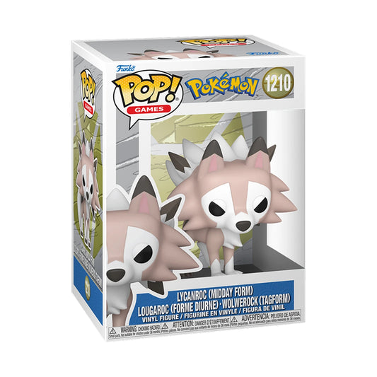 Pokemon Pop Lycanroc Midday Lougaroc Forme Jour - Image 1