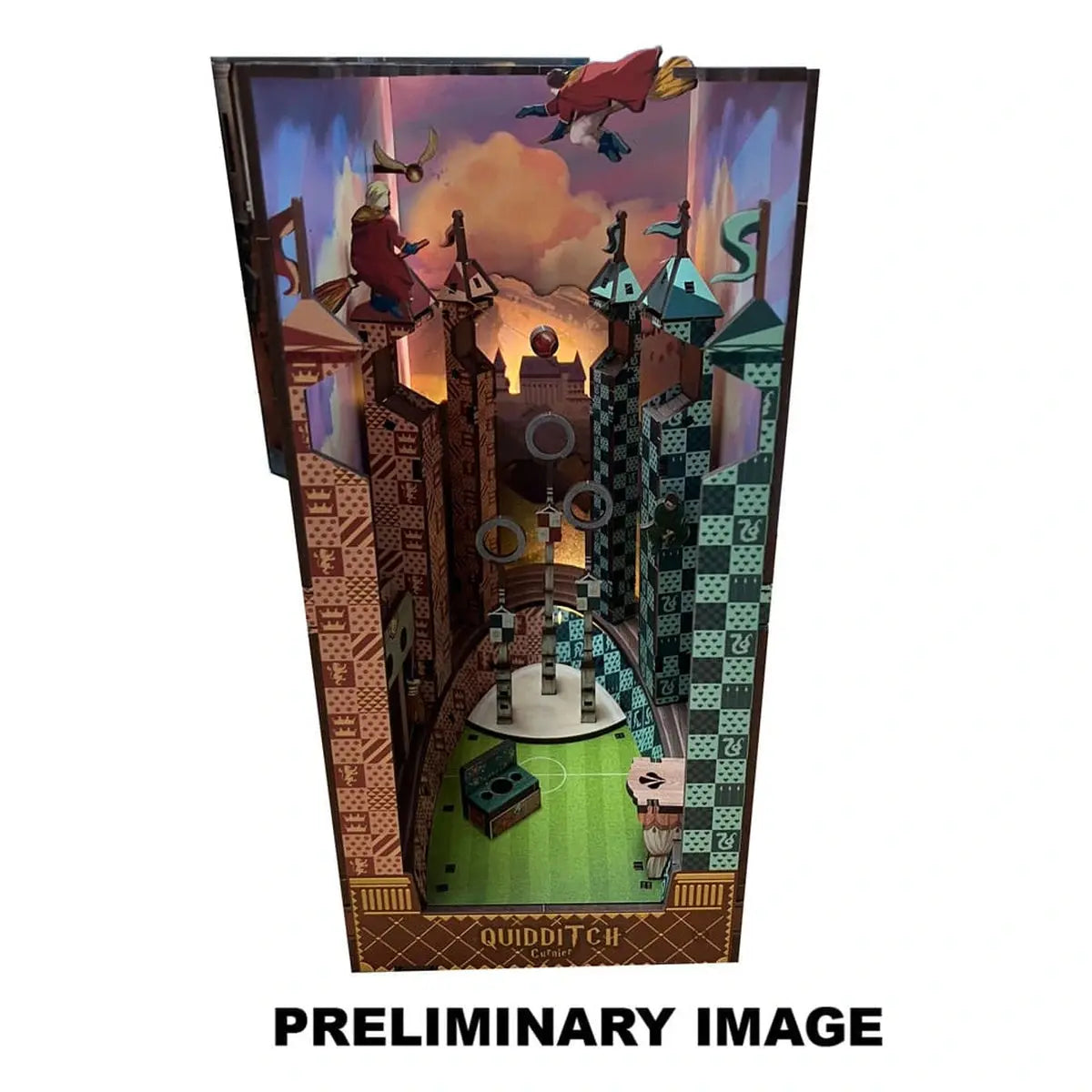 Harry Potter maquette Book Nook Tiny Adventures Terrain de Quidditch 23 cm - Image 3