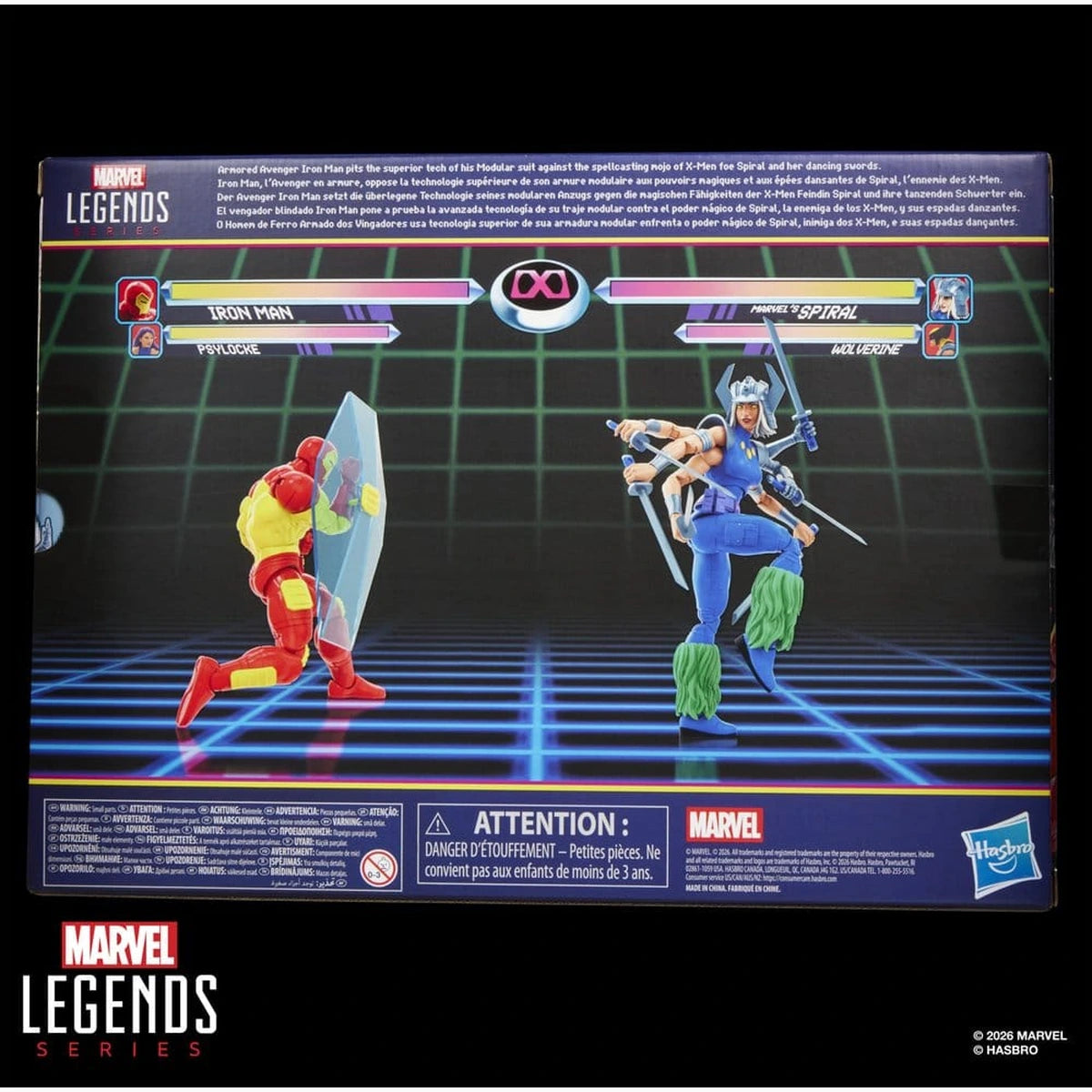 Marvel Games Marvel Legends pack 2 figurines Iron Man & Marvel's Spiral 15 cm - Image 4