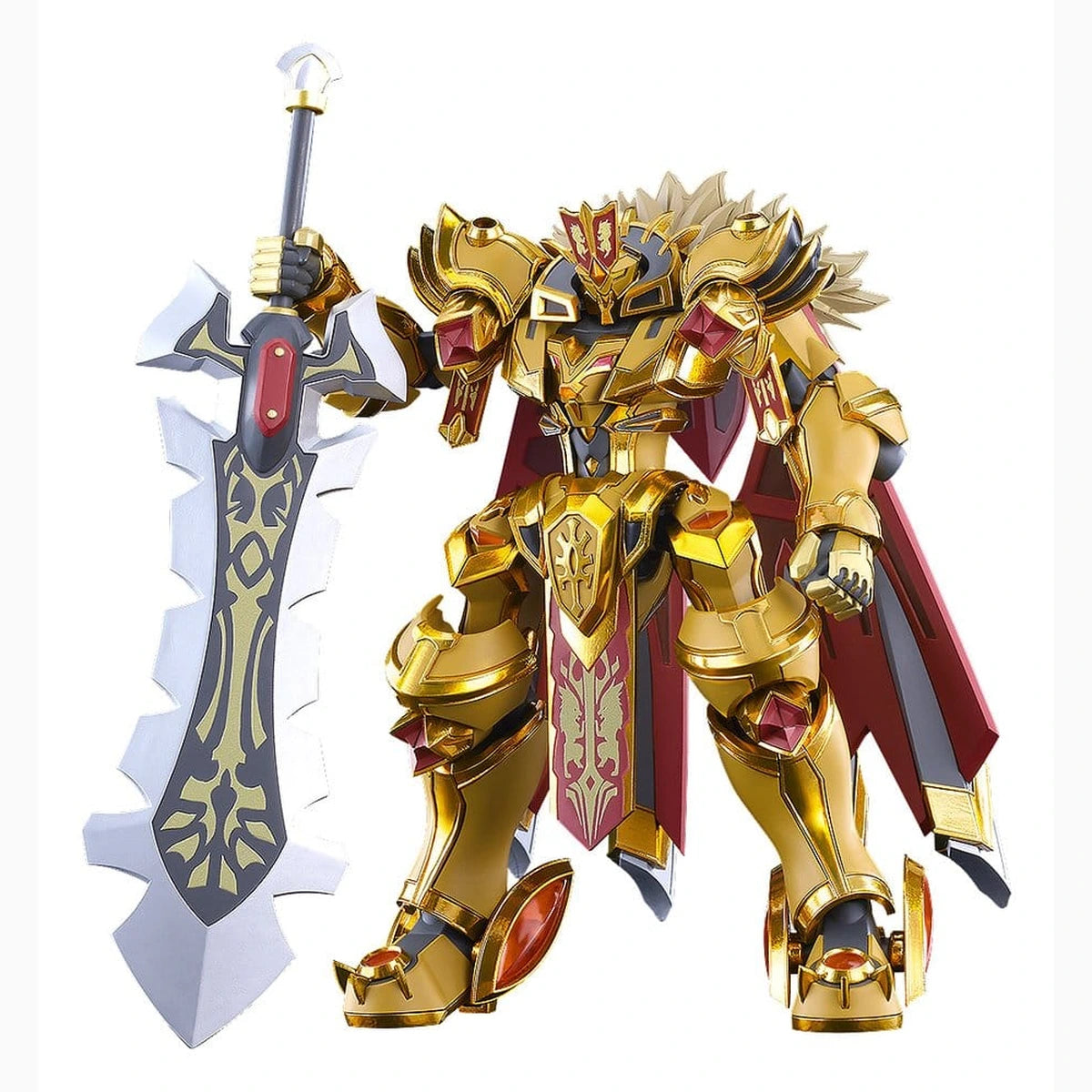 Knight's & Magic Plastic Model Kit Moderoid Goldleo: Royal Metallic Ver. 14 cm - Image 1
