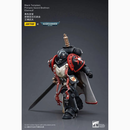Warhammer 40k figurine 1/18 Black Templars Primaris Sword Brethren Eberwulf 12 cm - Image 6