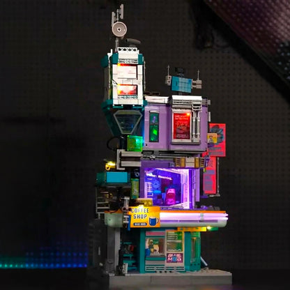 Lumibricks Cyberpunk Neoncity 17018 Neon Detective - Image 2