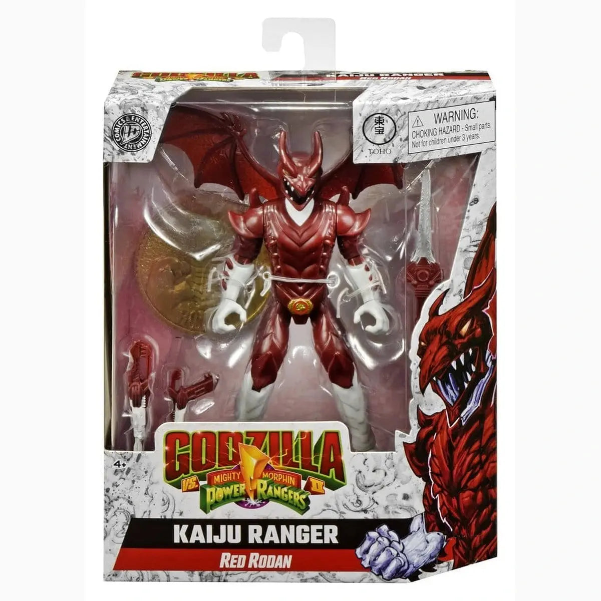 Power Rangers x Godzilla figurine Red Rodan - Image ajoutée 10