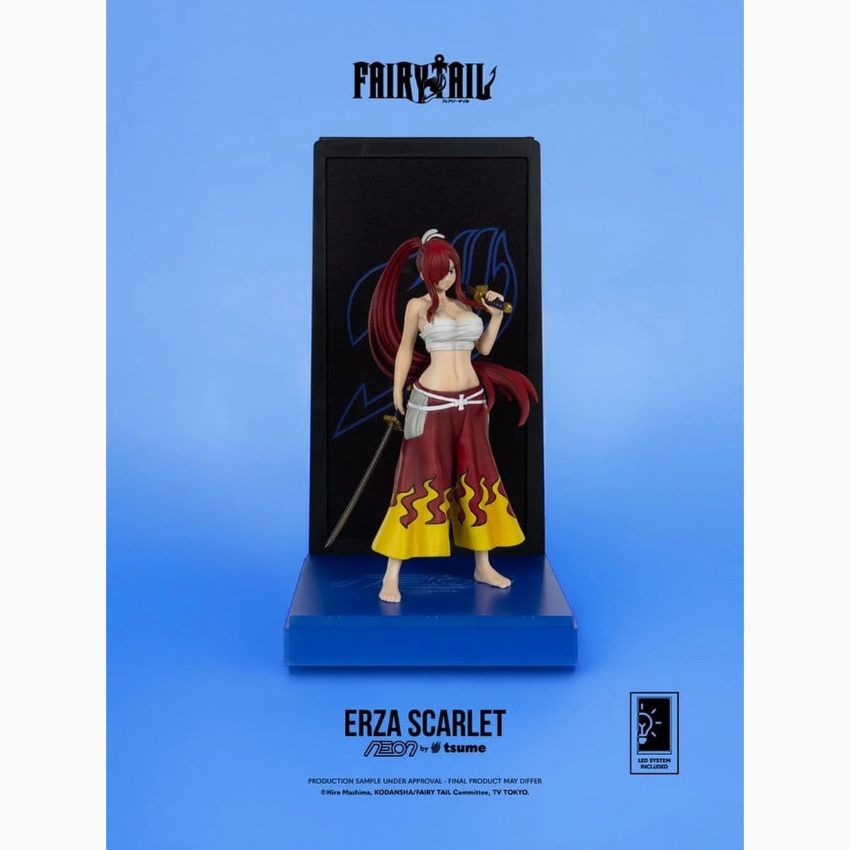 Fairy Tail Neon figurine 1/9 Erza Scarlet 25 cm - Image 5