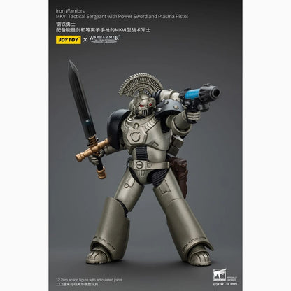 Warhammer The Horus Heresy figurine 1/18 lron Warriors MKVI Tactical Sergeant with Power Sword and Plasma Pistol 12 cm - Image 6