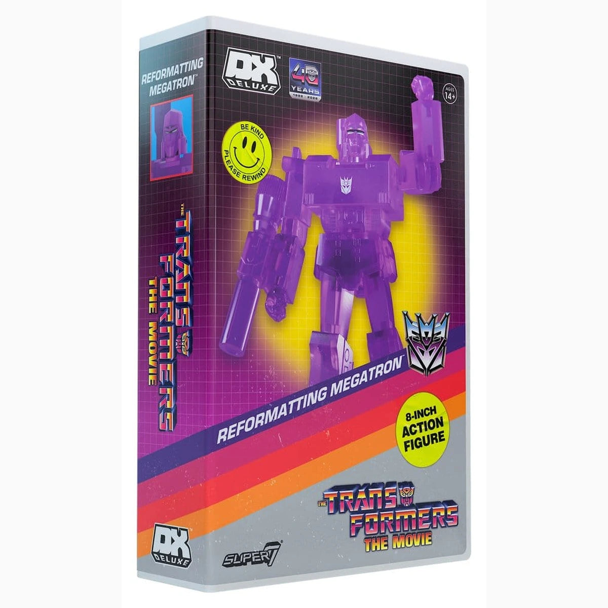 Transformers Deluxe figurine Wave 02 Reformatting Megatron (VHS, The Movie) - Image 1