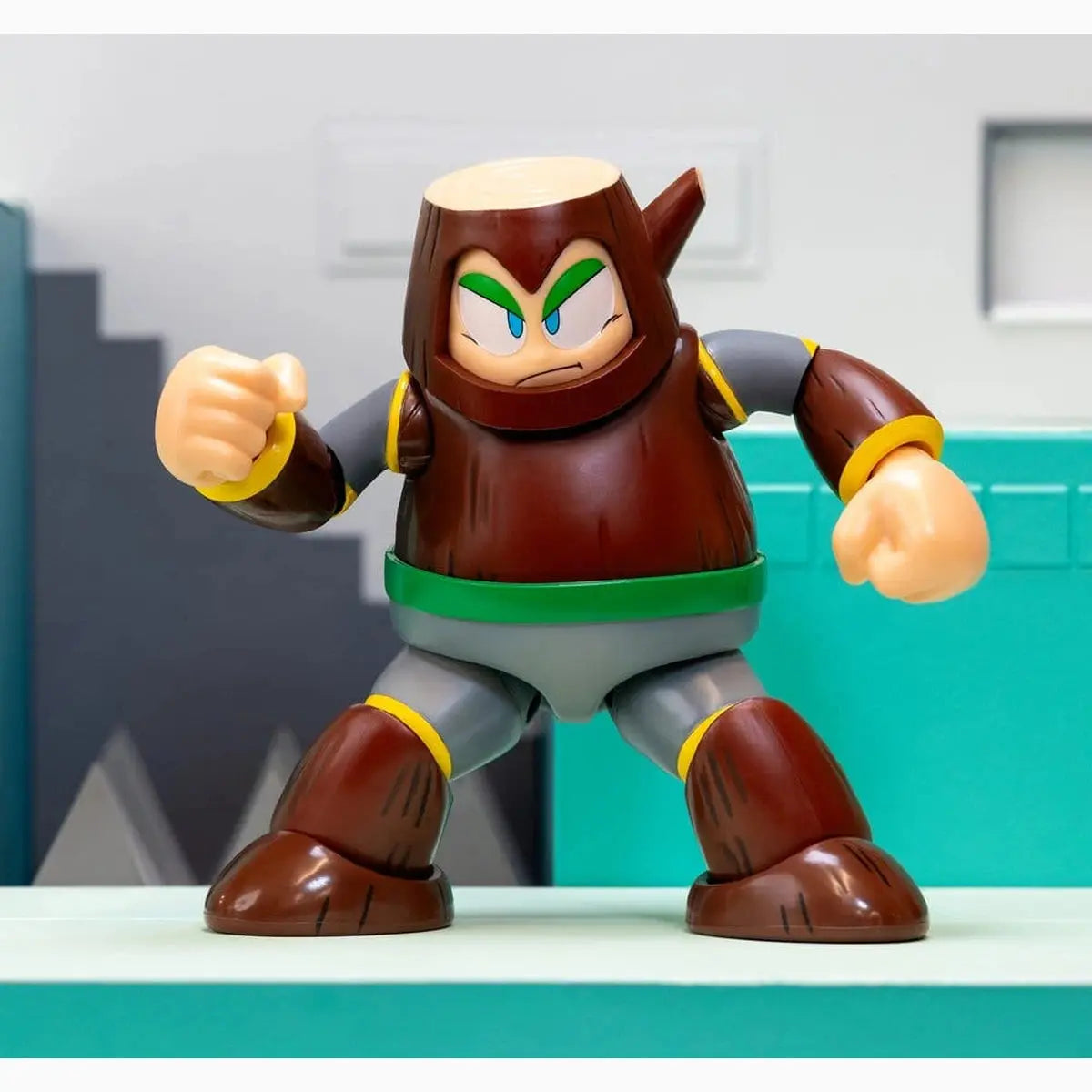 Mega Man figurine Wood Man 11 cm - Image 4