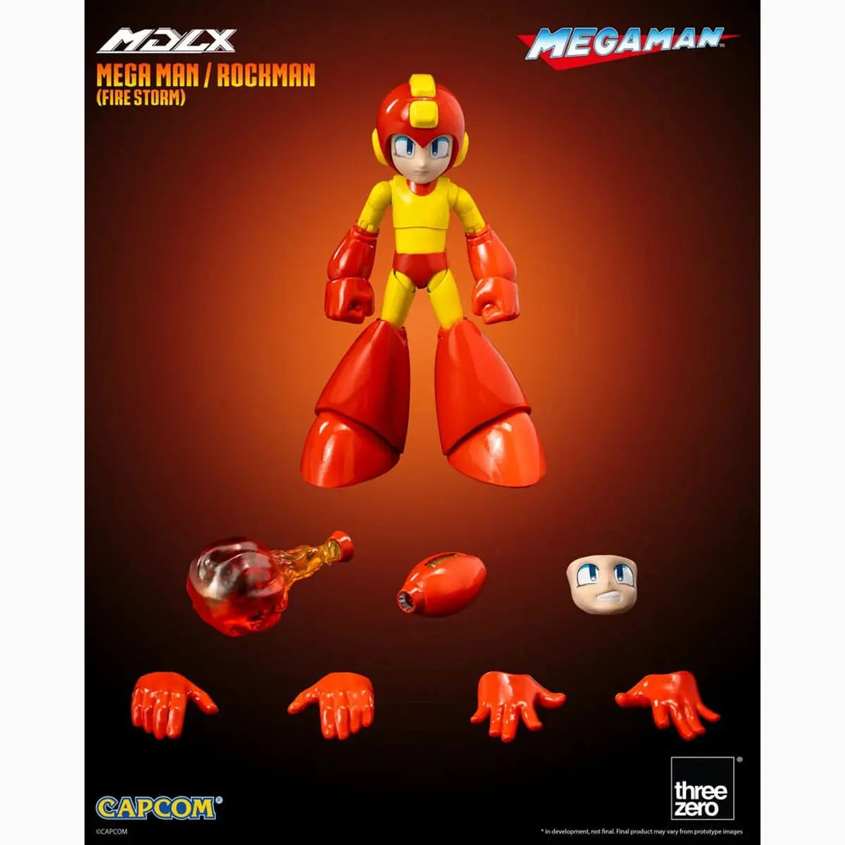 Mega Man figurine MDLX Mega Man / Rockman (Fire Storm) 10 cm - Image 4