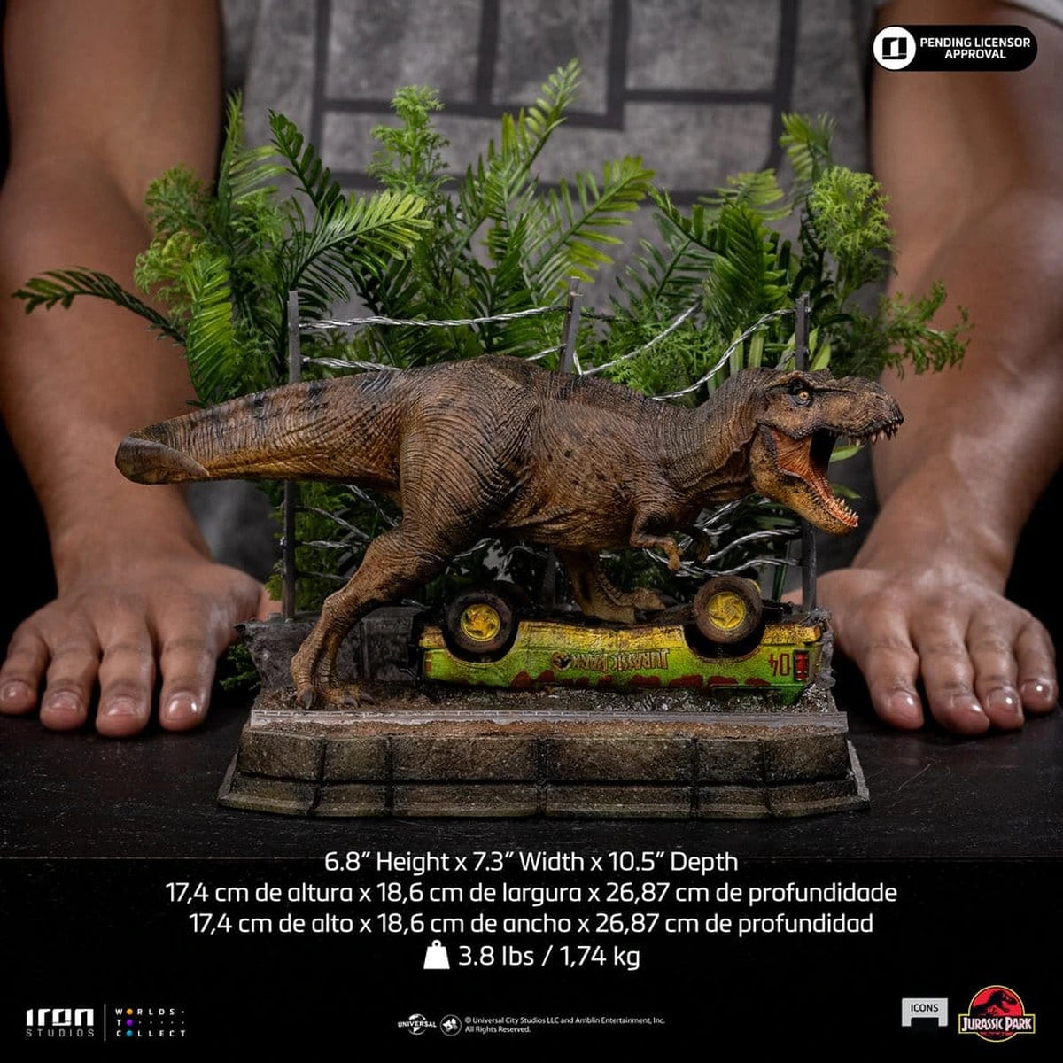 Jurassic Park statuette Icons T-Rex Breakout Set A 17 cm - Image 3