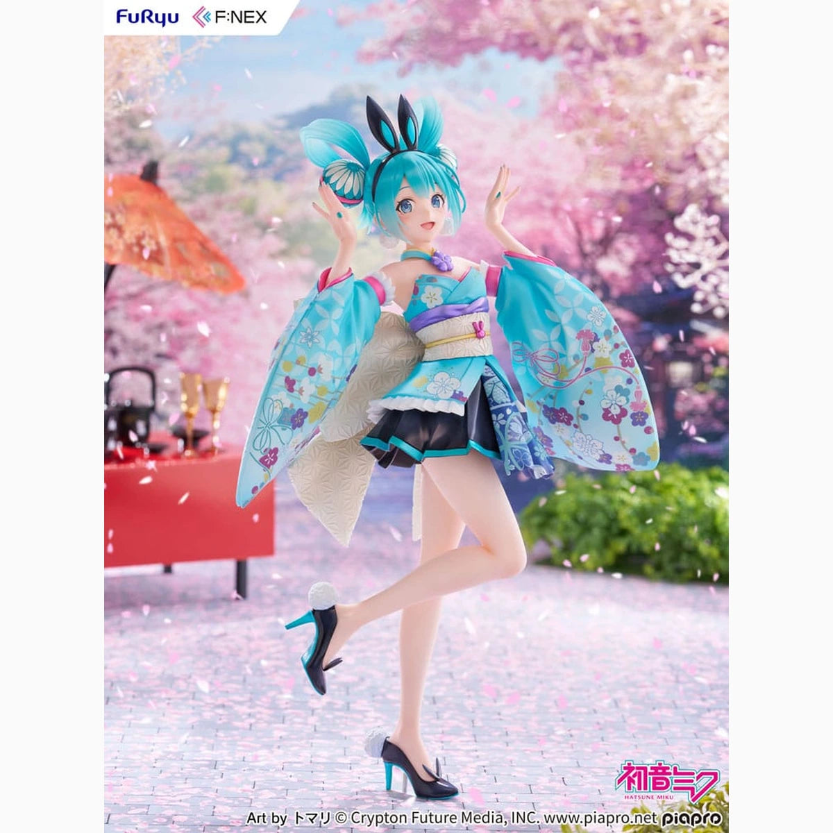 Hatsune Miku F:NEX statuette PVC 1/7 Hatsune Miku Wa-bunny 27 cm - Image 5