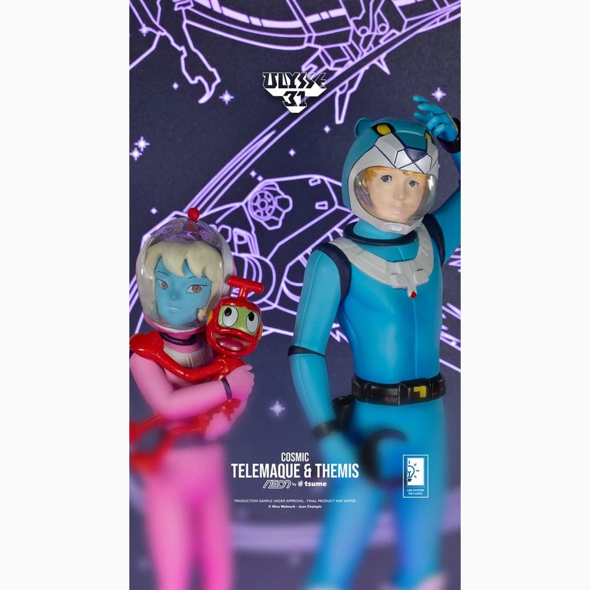 Ulysse 31 Neon figurine 1/9 Telemachus & Themis Cosmic Version 20 cm - Image 3