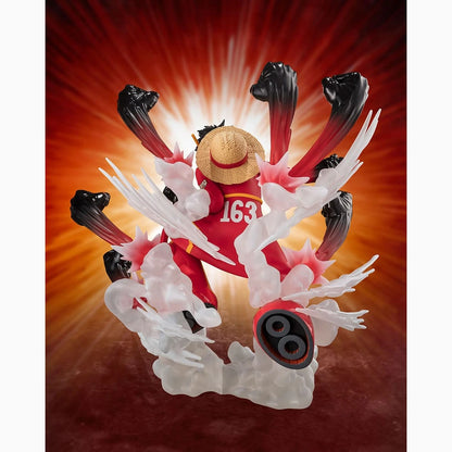 One Piece statuette PVC Figuarts ZERO Extra Battle Monkey D. Luffy -Gum Gum Hawk Gatling- 19 cm - Image 4