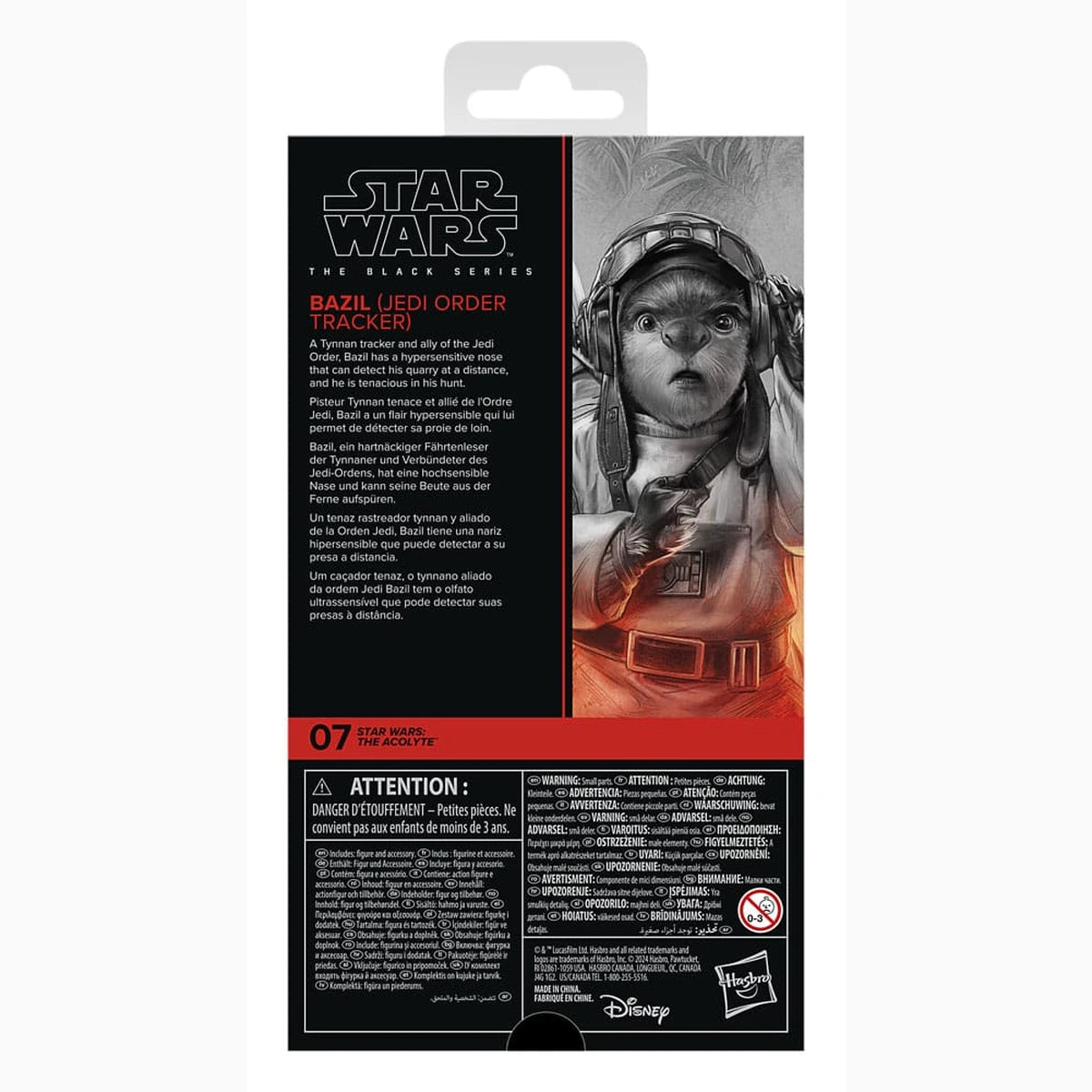 Star Wars: The Acolyte Black Series figurine Bazil (Jedi Order Tracker) 10 cm - Image 5